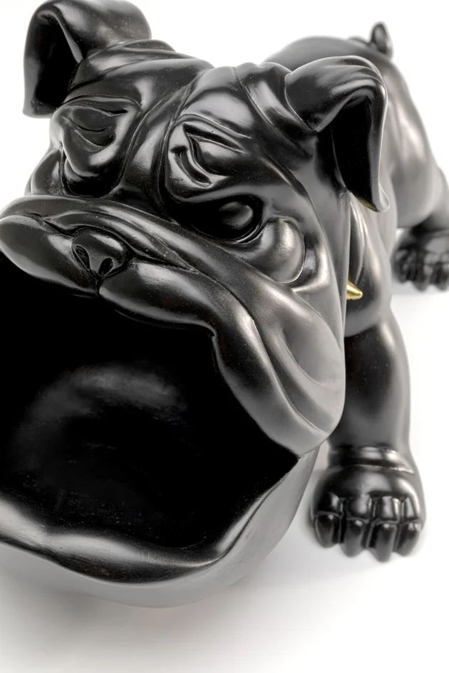 Мелочница KARE Deko Figur Hungry Dog Schwarz 56869