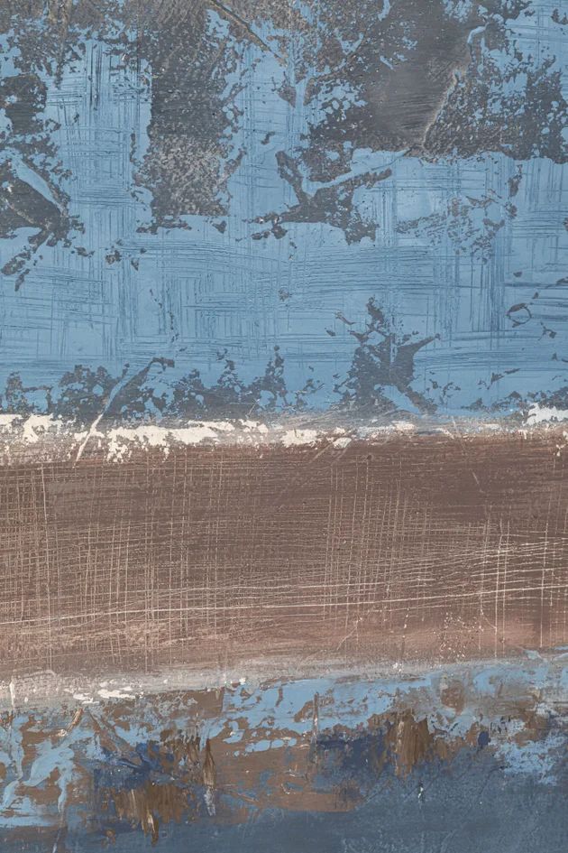 Картина KARE Gerahmtes Bild Silence Blau 56785