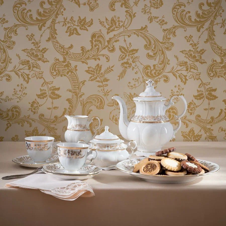 Кофейный сервиз Leander Sonata Zlatý Ornament 07160713-1373