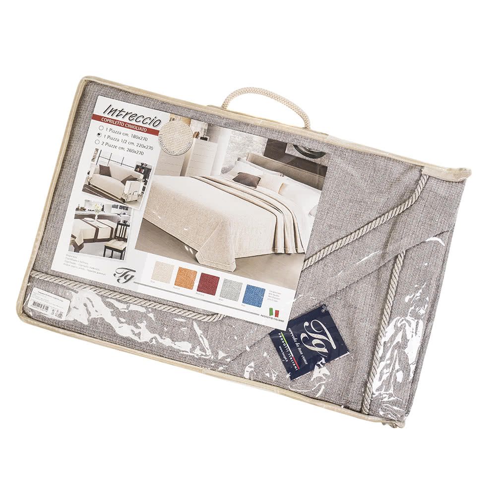 Покрывало Texgal Intreccio Copriletto argento TXG/441305