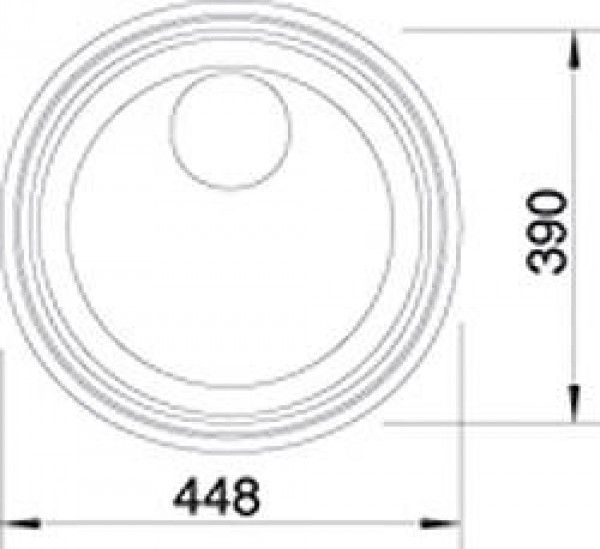 Кухонная мойка Blanco Rondosol-IF 514647
