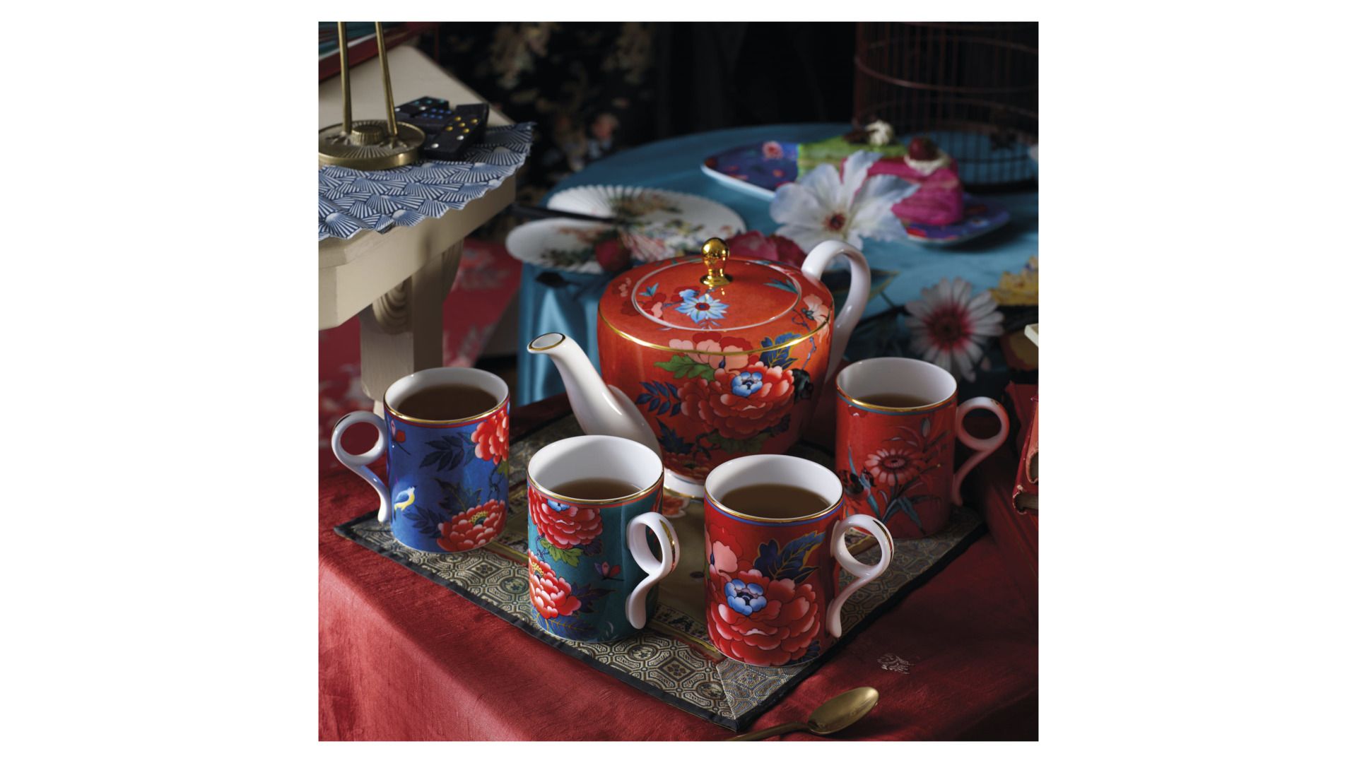 Кружка Wedgwood Paeonia Blush Blue Mug 40032113