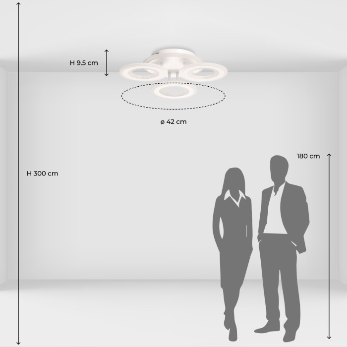 Потолочный светильник De City Madeleine Ceiling Lamp 424014804