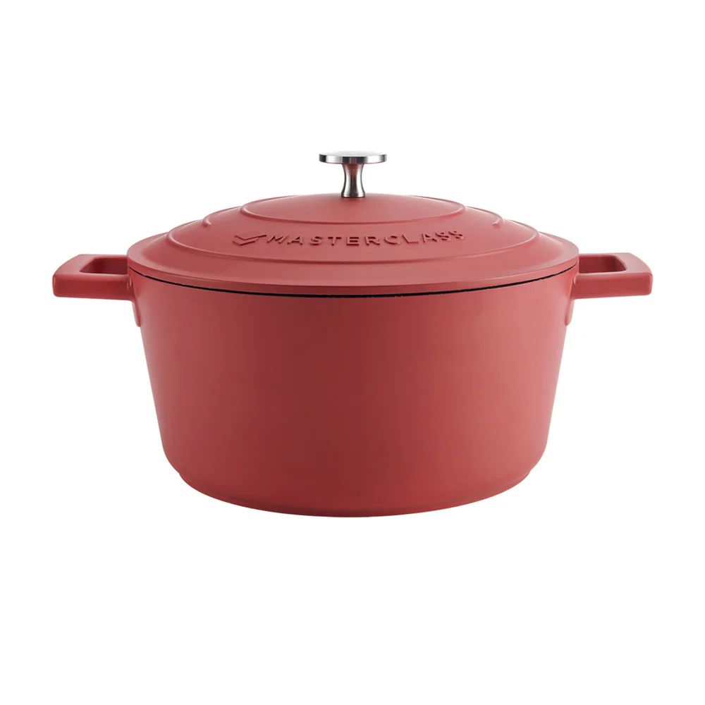 Кастрюля с крышкой KitchenCraft MasterClass Red Casserole Dish MCMCRD24RED