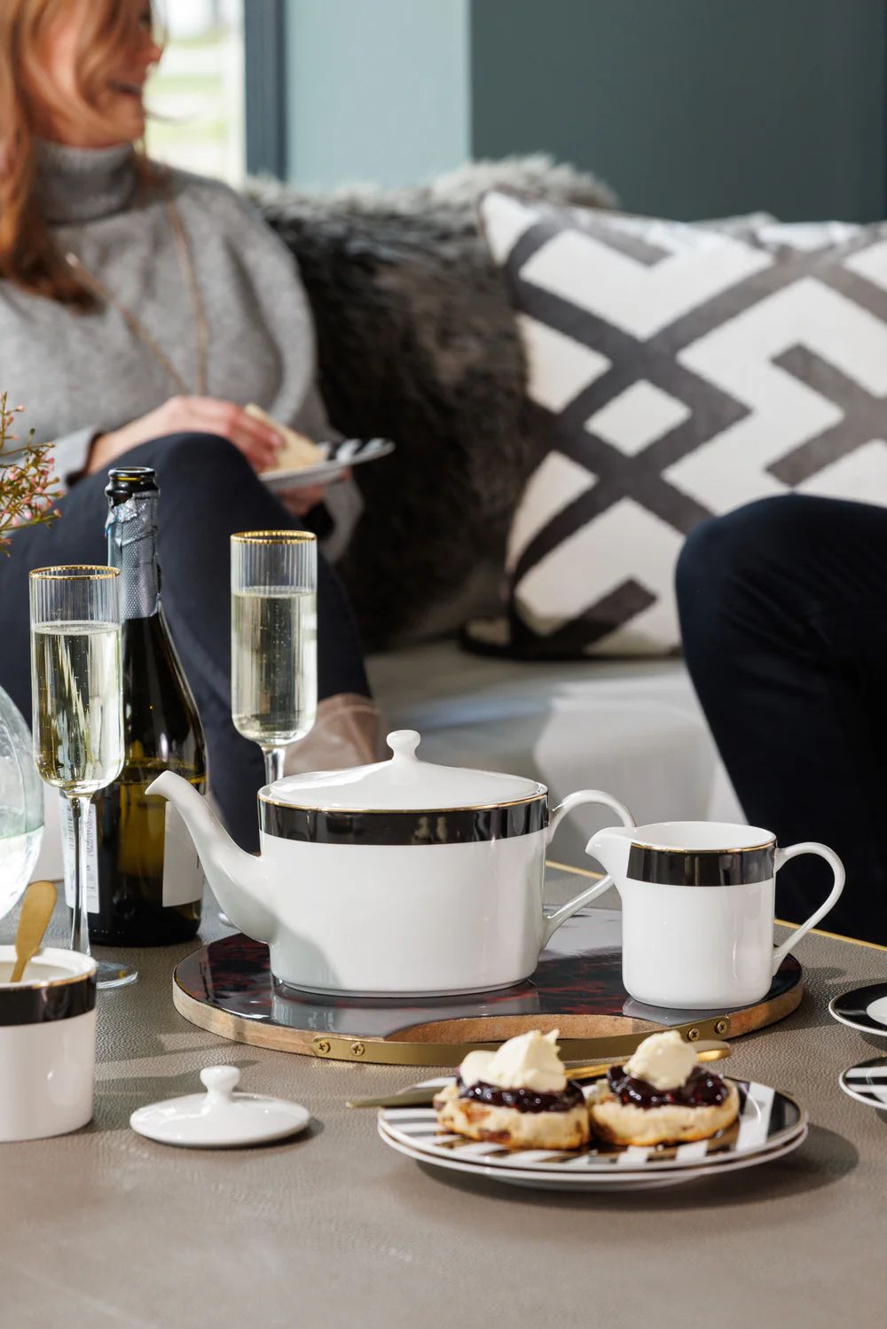 Чайник заварочный KitchenCraft Mikasa Luxe Deco Teapot MKLDTEAPOT