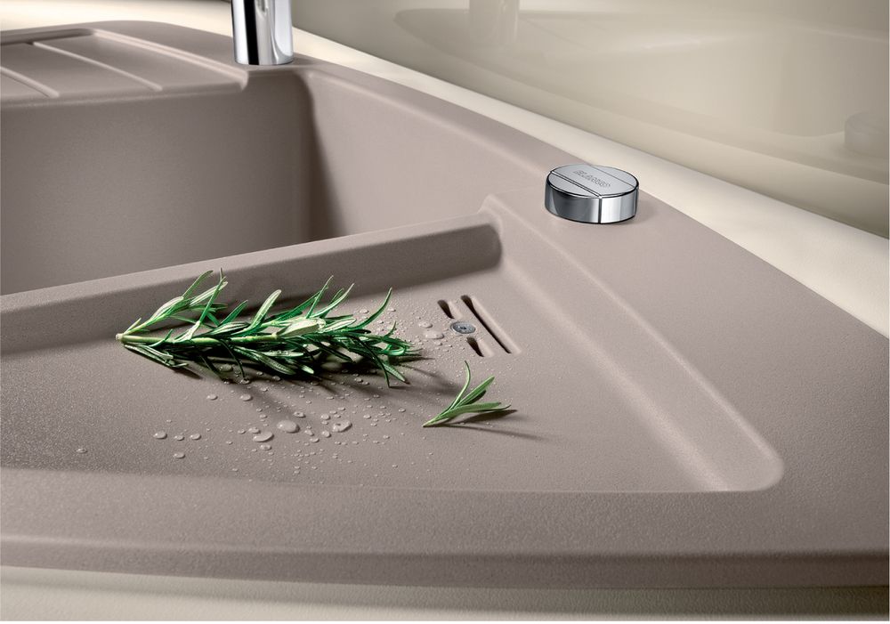 Кухонная мойка Blanco Zia 9E Silgranit Anthracite 514764