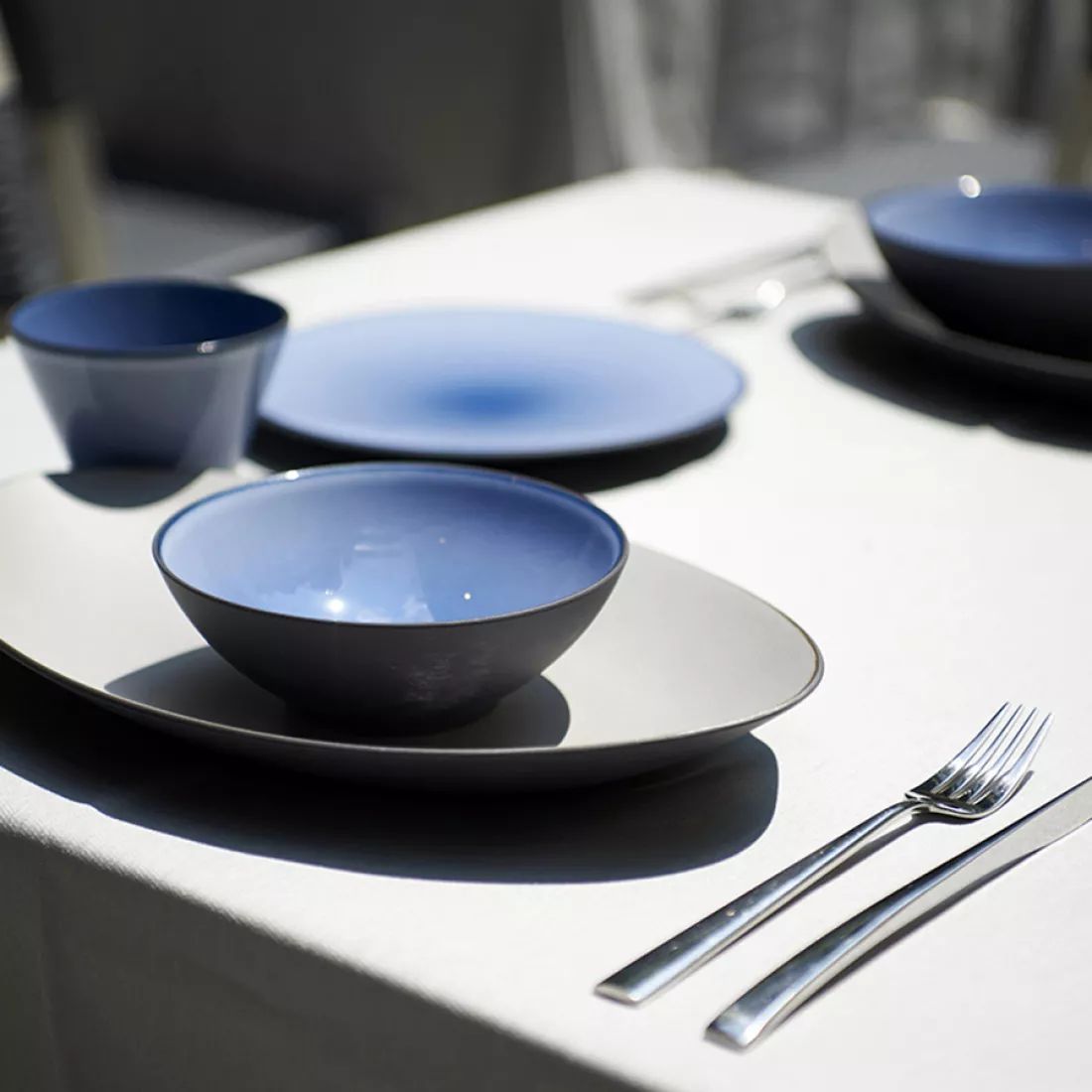 Тарелка суповая Revol Equinoxe Blue 649589