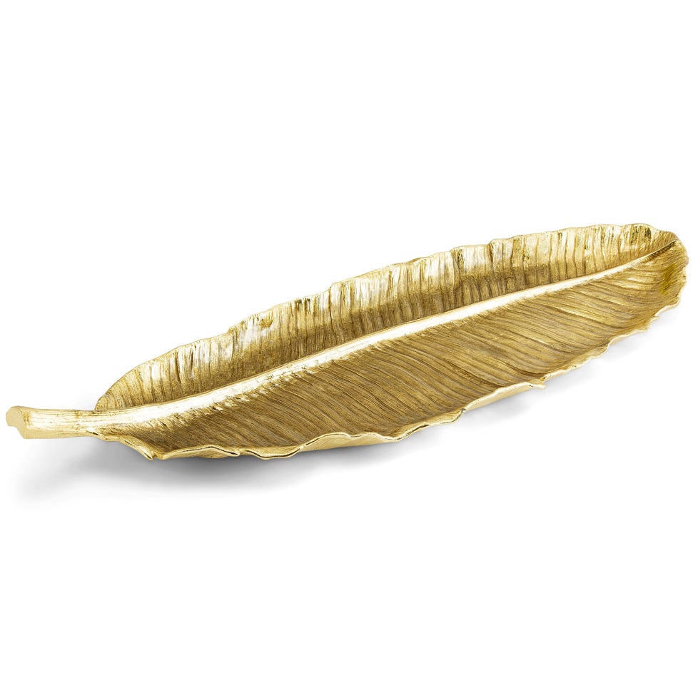 Блюдо для закусок Michael Aram New Leaves Banana Leaf Large Platter 175655