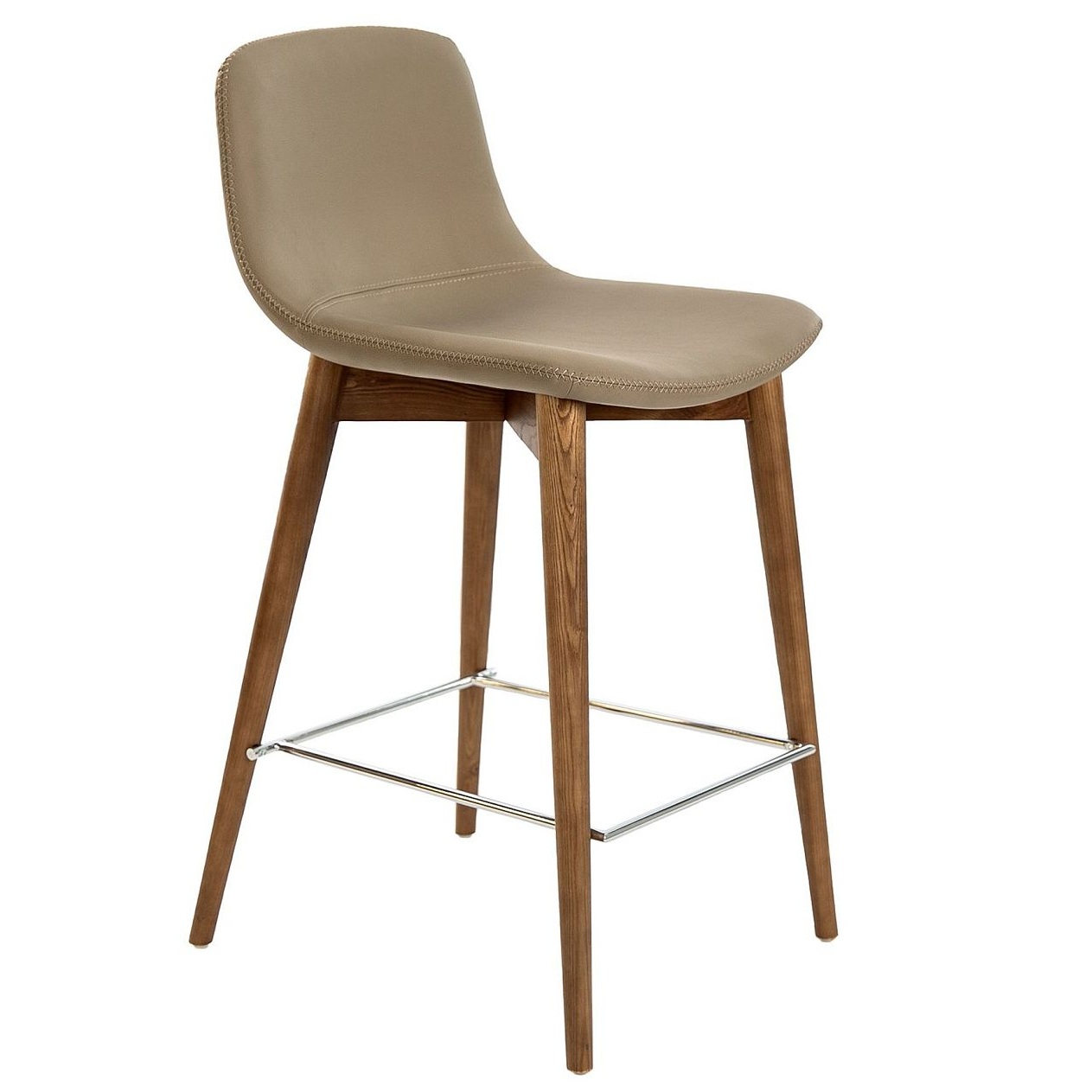 Полубарный стул Angel Cerdá Taburete polipiel visón 4044 AC-069995