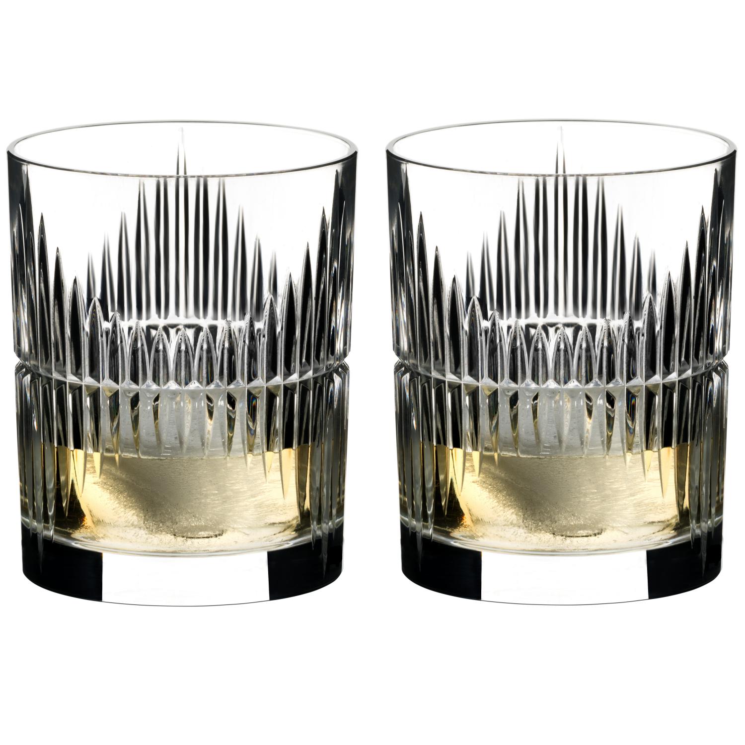2 стакана для виски RIEDEL Tumbler Collection Shadows Tumbler Set 0515/02S5