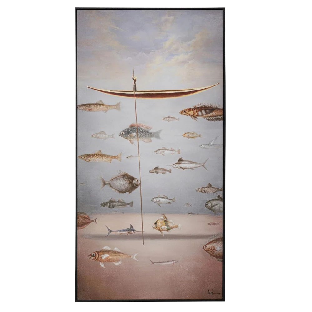 Картина KARE Gerahmtes Bild Cloud Fisherman Boat 54986