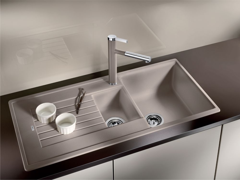 Кухонная мойка Blanco Zia 6S Silgranit Anthracite 514748