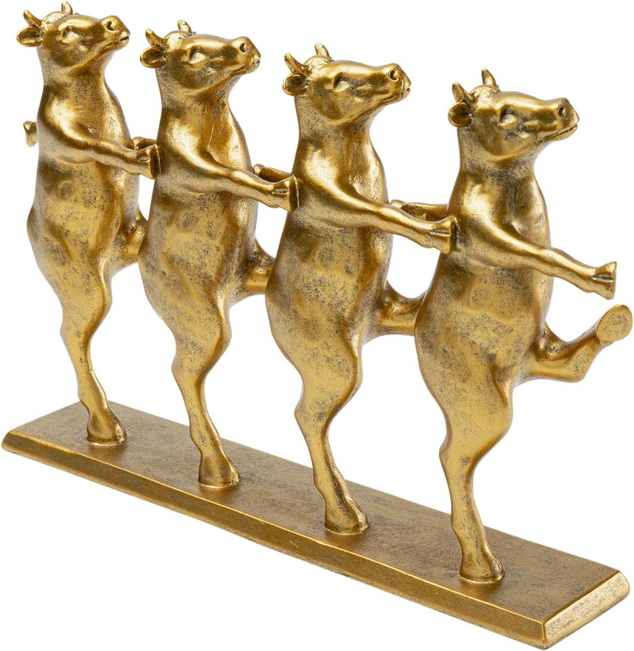 Фигурка KARE Deko Figur Dancing Cows Gold 56295