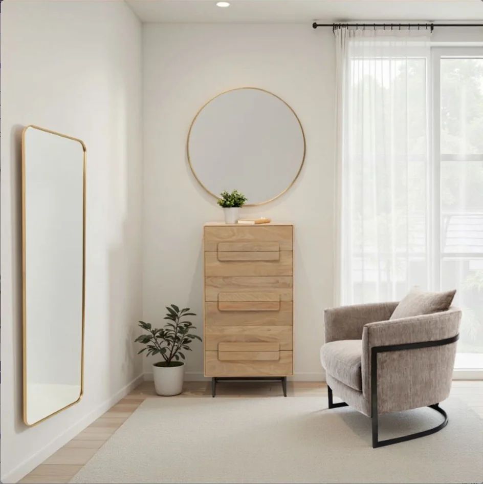 Зеркало KARE Wandspiegel Simply Brass 70723