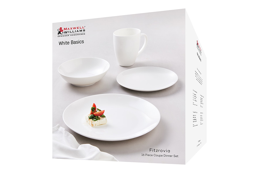Обеденный сервиз Maxwell & Williams White Basics Fitzrovia WBA0148
