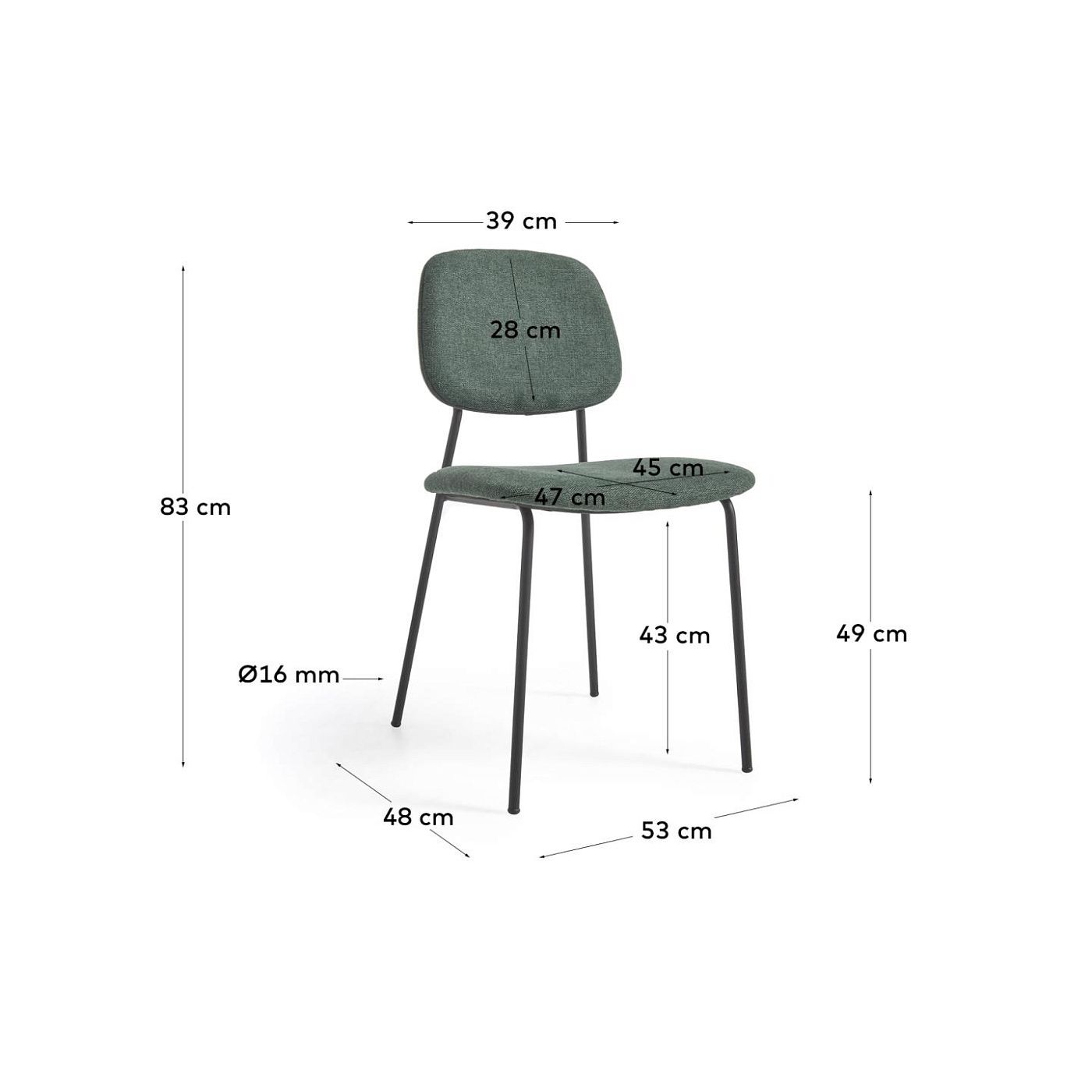 Стул La Forma Benilda Silla LF-108353