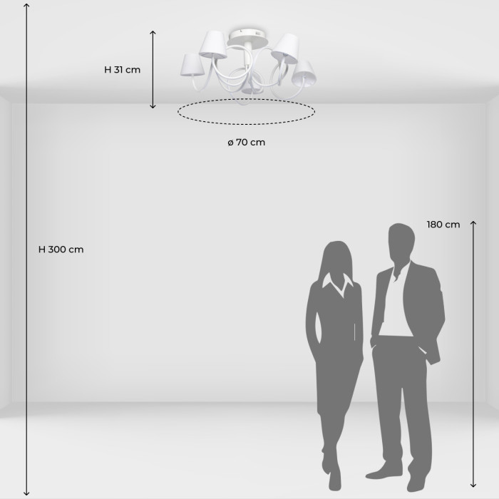 Люстра потолочная MW-Light Aelita Ceiling Chandelier 480012505