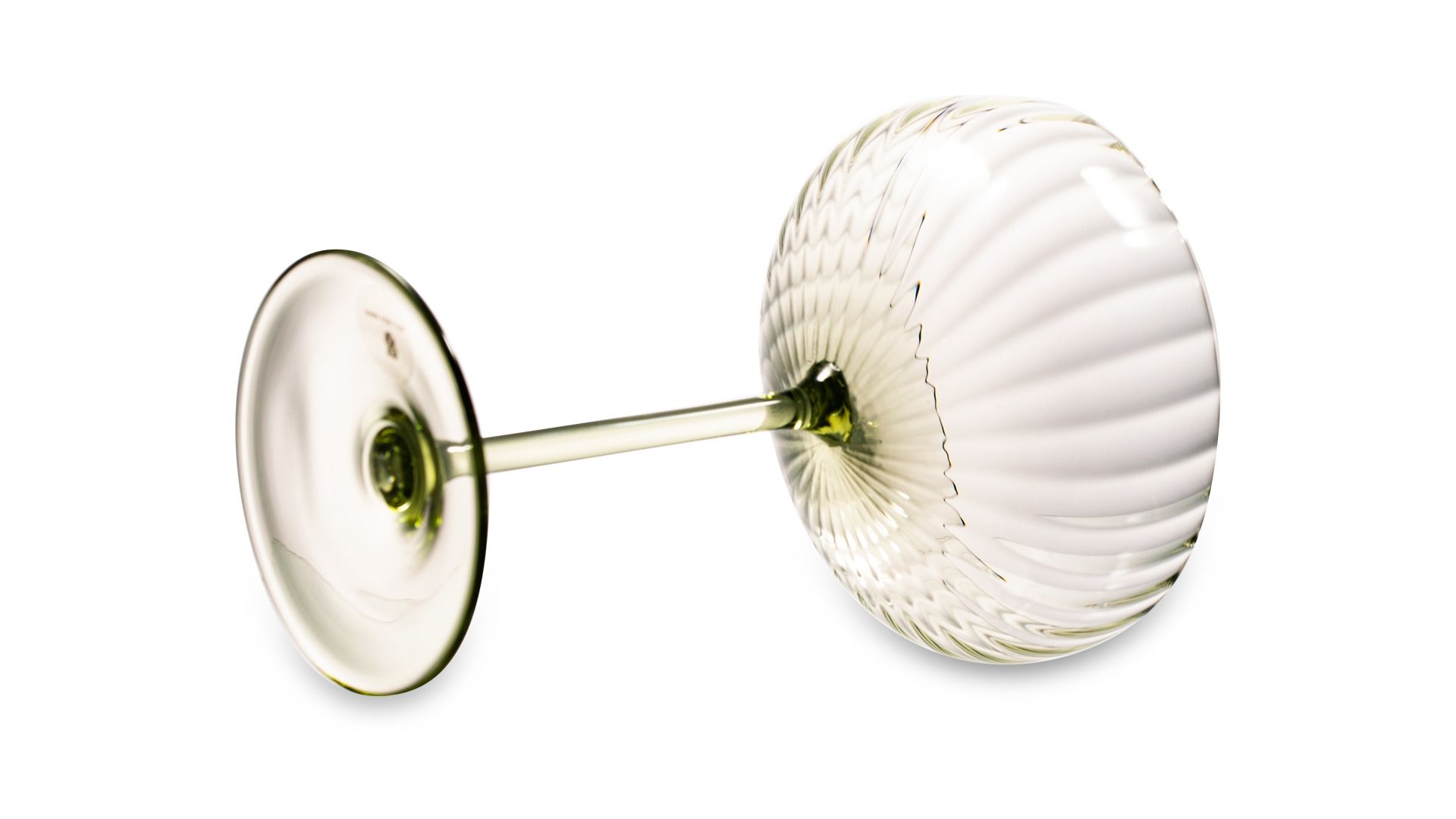 2 бокала для шампанского Anna Von Lipa Lyon Champagne Saucer Olive Green Set AVL-622-32