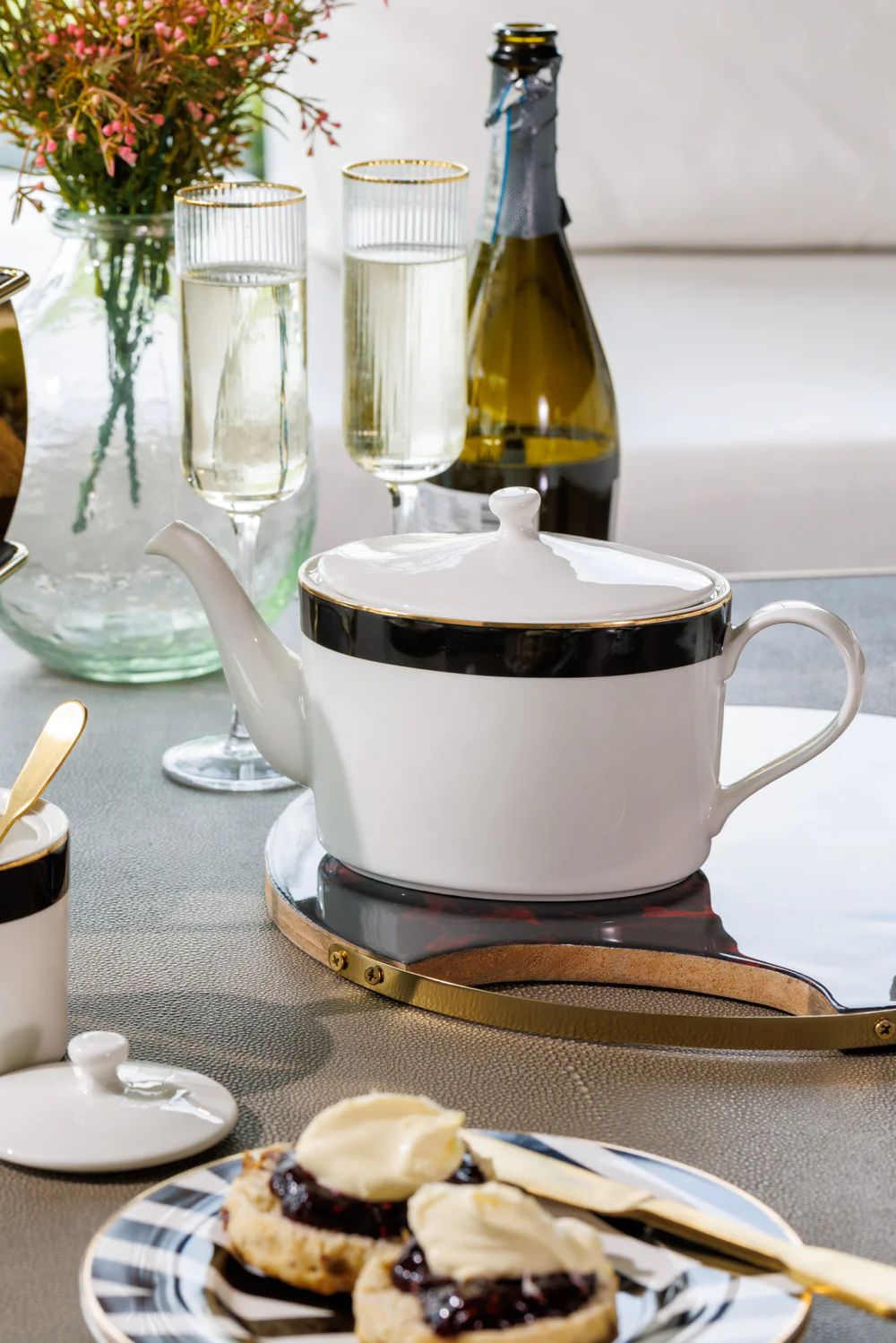 Чайник заварочный KitchenCraft Mikasa Luxe Deco Teapot MKLDTEAPOT