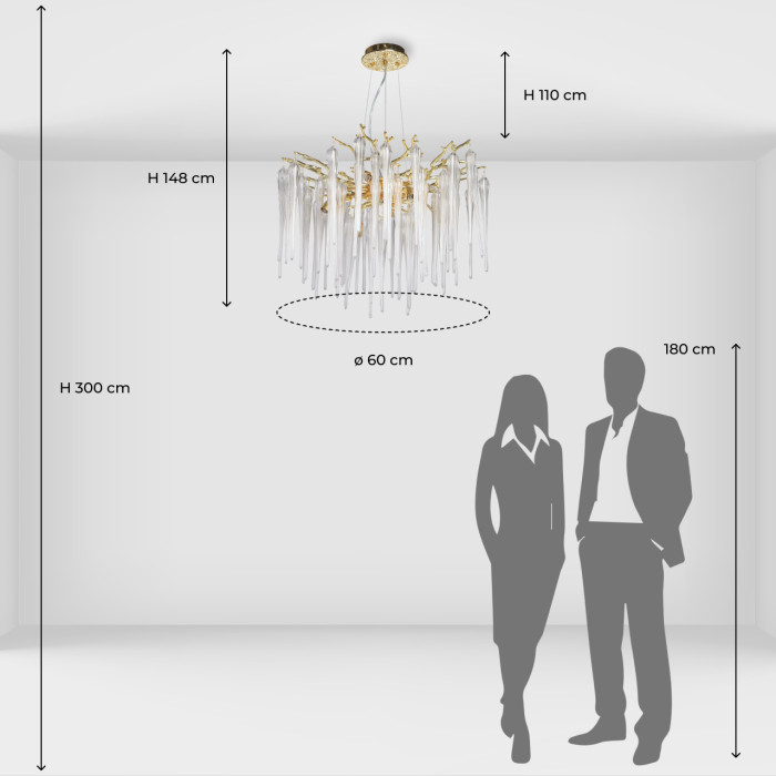 Люстра подвесная De City Lima Hanging Chandelier 467011608