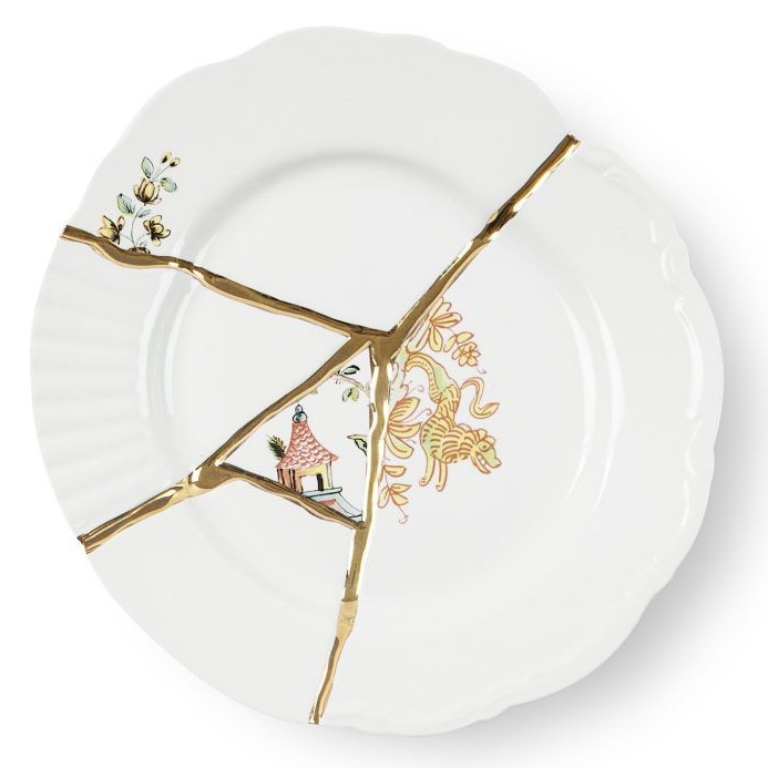 Тарелка десертная Seletti Kintsugi Dessert Plate 09602
