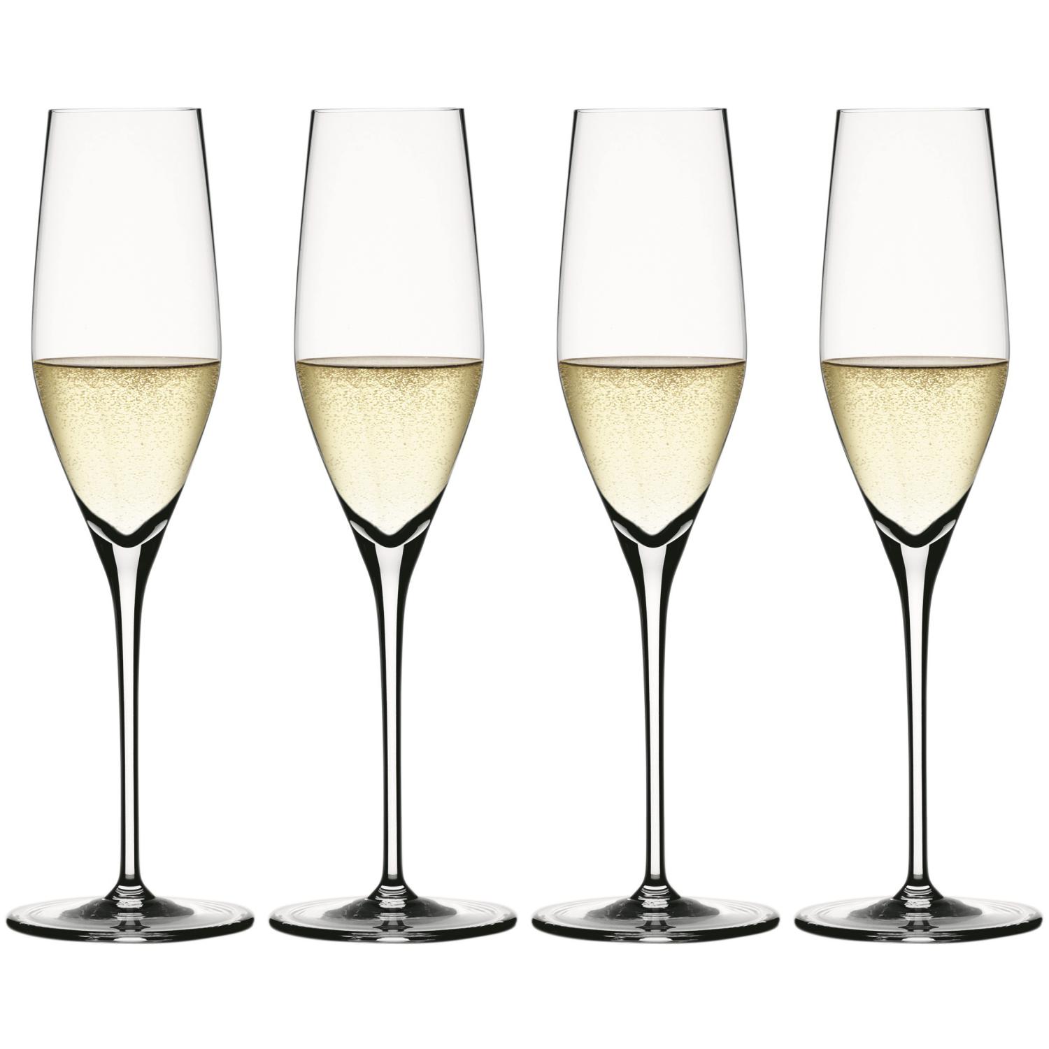4 бокала для шампанского Spiegelau Authentis Champagne Flute Set 4400187