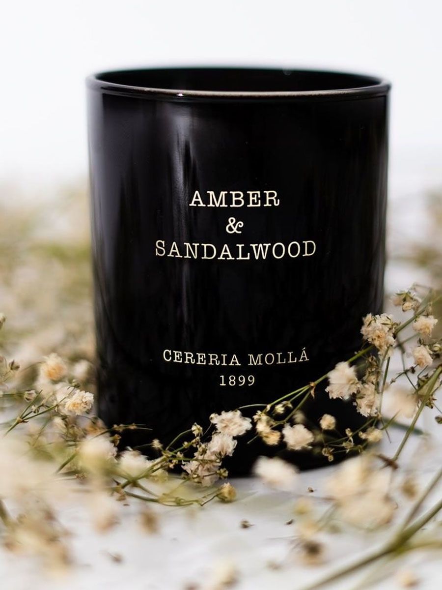 Ароматическая свеча Cerería Mollá 1899 Boutique Amber & Sandalwood Scented Candle 5537