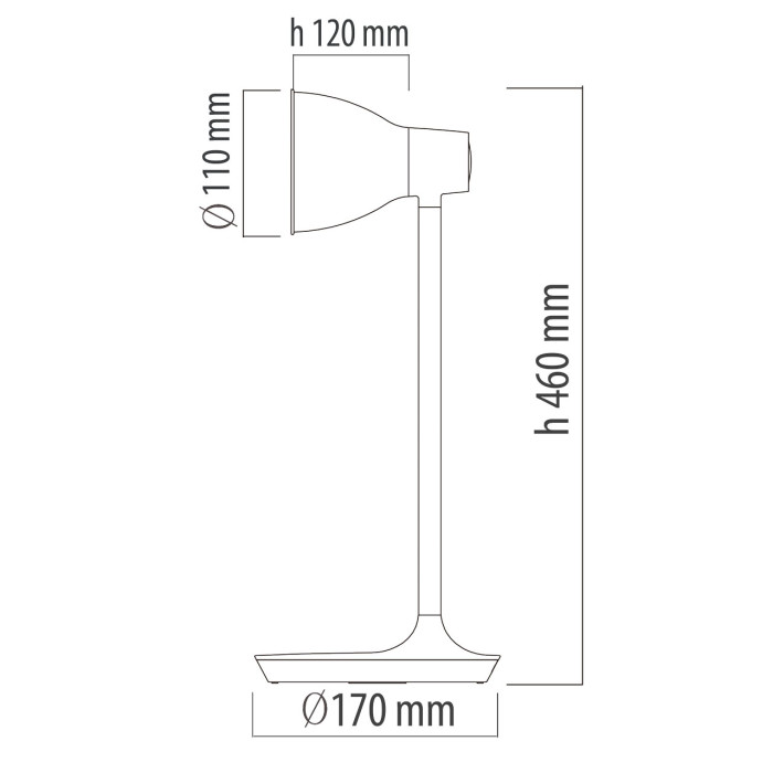 Настольная лампа De Markt Perspective Reading Lamp 631036201