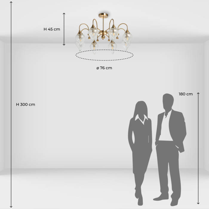 Люстра потолочная MW-Light Amanda Ceiling Chandelier 481014708