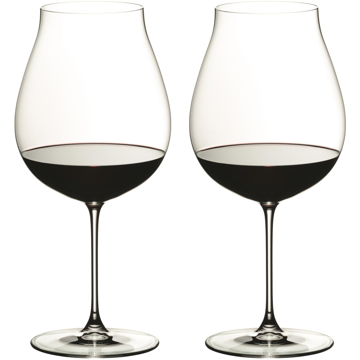 2 бокала для красного вина RIEDEL Veritas New World Pinot Noir/Nebbiolo/Rosé Champagne Set 6449/67