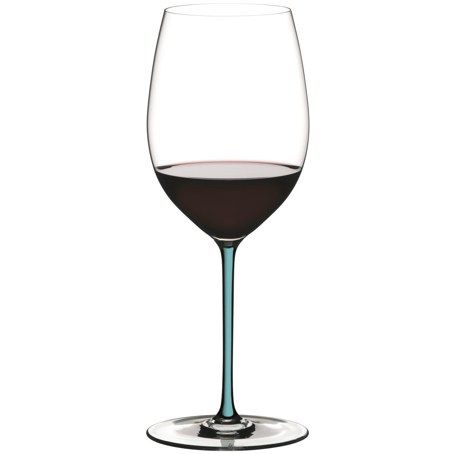 Бокал для красного вина RIEDEL Fatto A Mano Cabernet/Merlot Turquoise 625 мл (арт. 4900/0T)