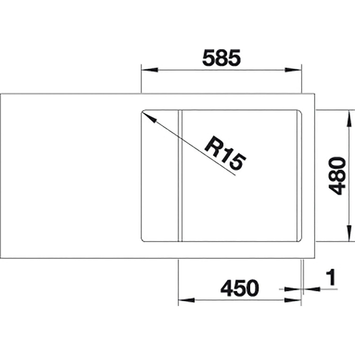 Кухонная мойка Blanco Lemis 45S-IF Mini 525115