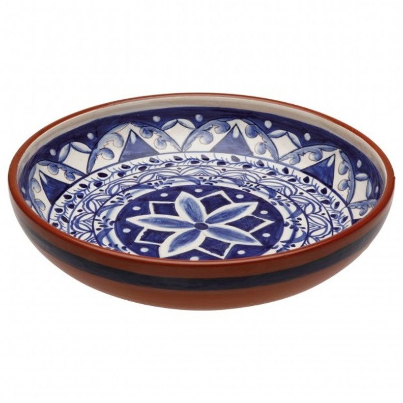 Салатник Casafina Alentejo Terracotta Indigo Large Salad Bowl F90-BW