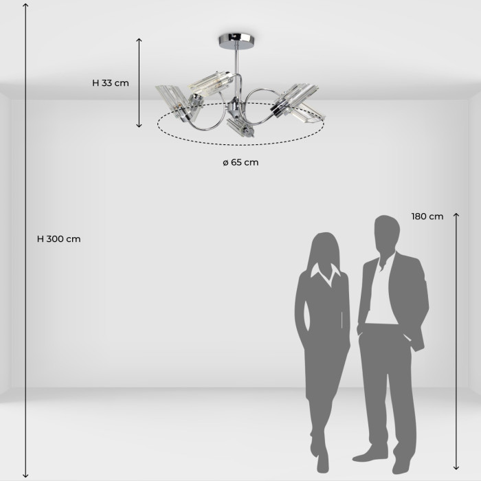 Люстра потолочная MW-Light Olympia Ceiling Chandelier 106011406