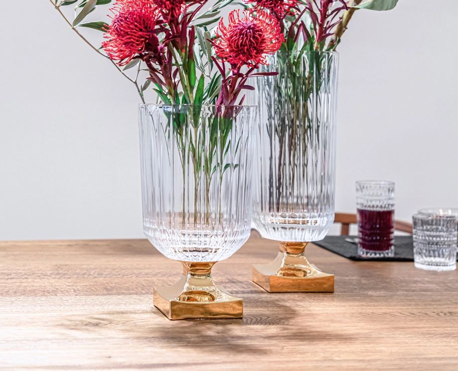 Ваза Nachtmann Minerva Gold Footed 104163