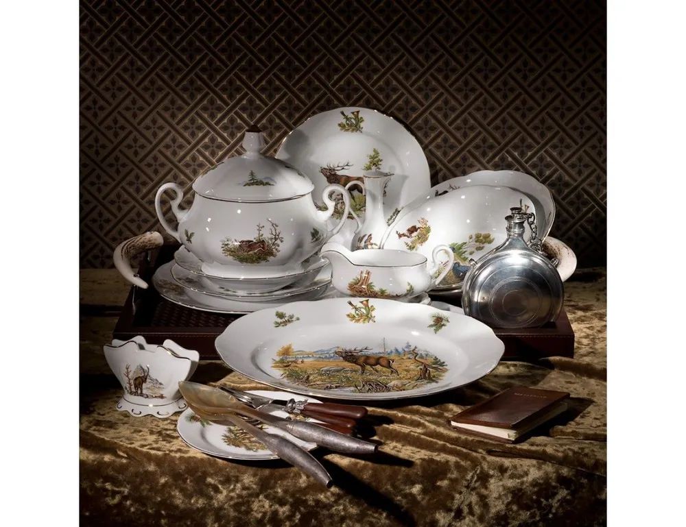 Блюдо овальное Leander Mary-Anne Lov 03111726-0363