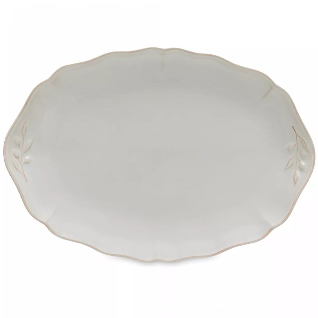 Блюдо овальное Costa Nova Alentejo Oval Platter JA321-WHT