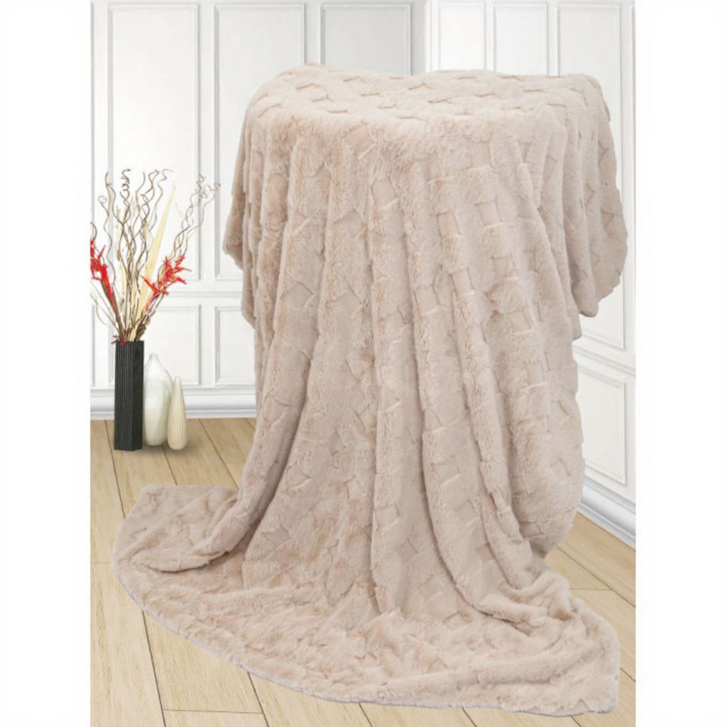 Плед GF Ferrari Viola Plaid Cammello FER/440965