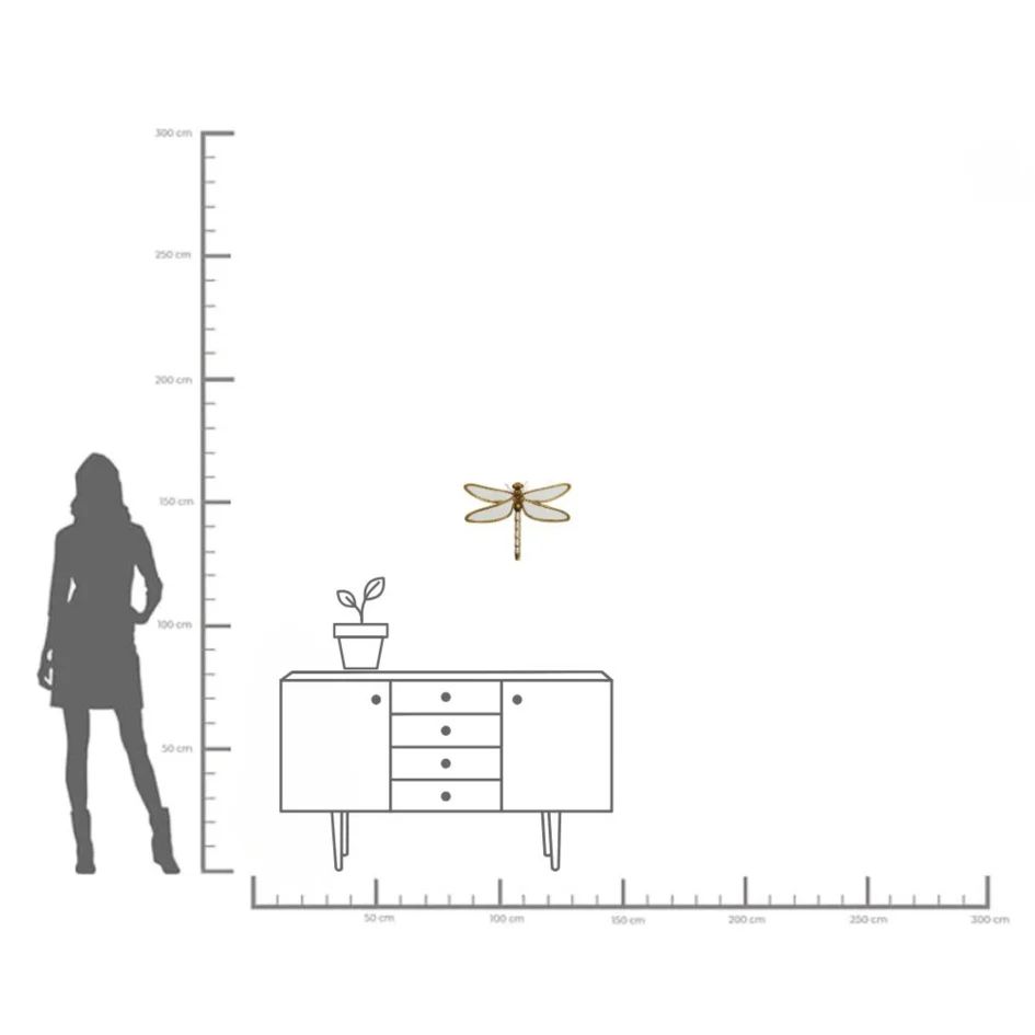 Панно настенное KARE Wandschmuck Dragonfly Mirror 51453