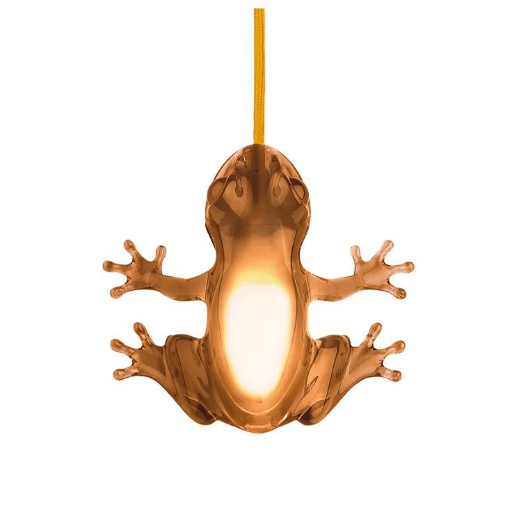 Настольная лампа Qeeboo Hungry Frog Amber Lamp 59001AM