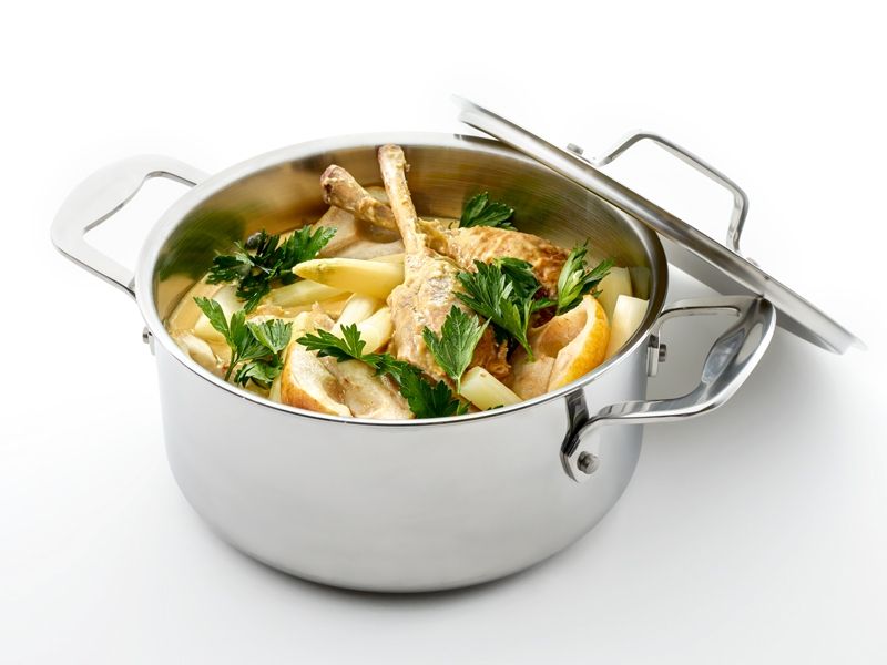 Кастрюля с крышкой Silampos Supreme Prof Casserole 639002BG1024