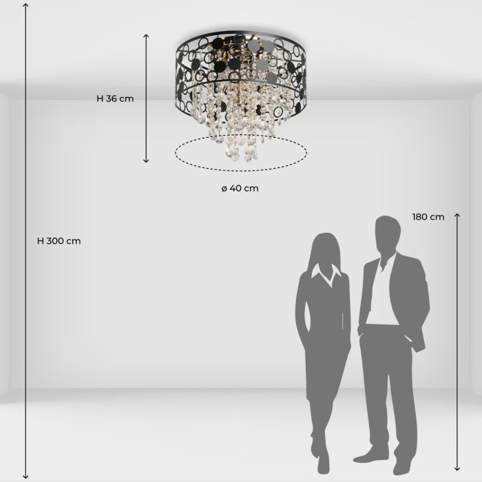 Люстра потолочная De City Breeze Ceiling Chandelier 111018405