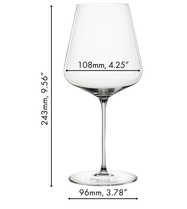 6 бокалов для красного вина Spiegelau Definition Bordeauх Set 1350335