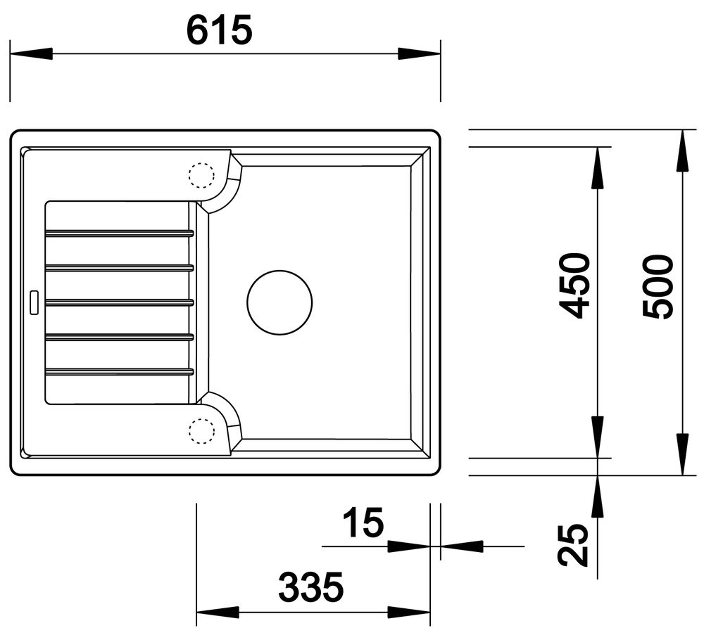 Кухонная мойка Blanco Zia 40S Silgranit Black 526006