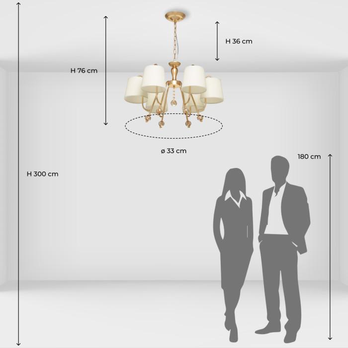 Люстра подвесная MW-Light Vega Hanging Chandelier 329012206