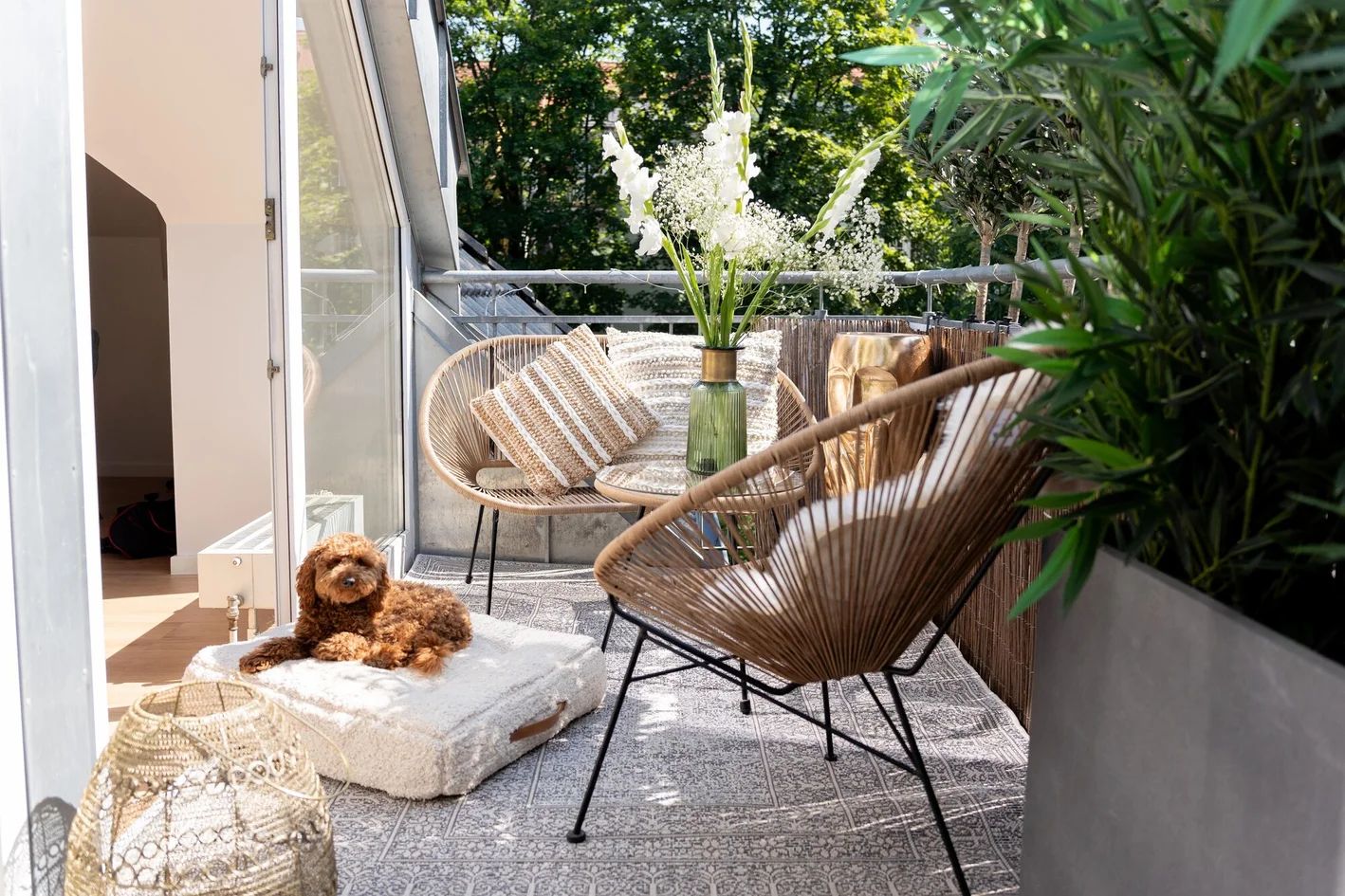 Ковер уличный KARE Outdoor Teppich Medaillon 55663