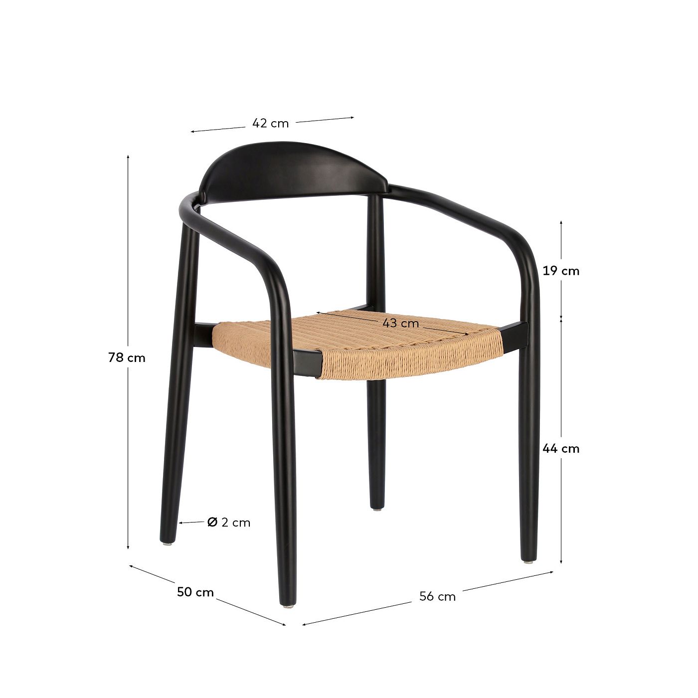 Стул La Forma Glynis Silla LF-097624