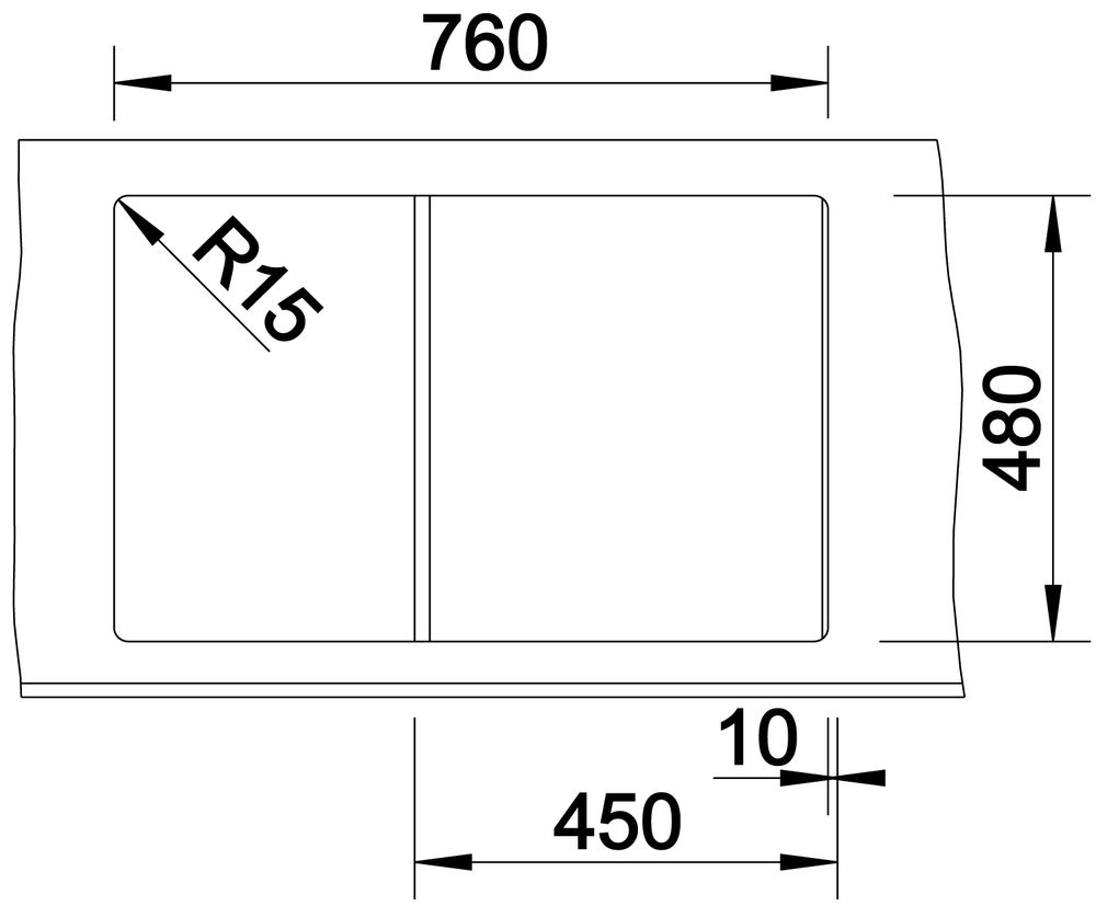 Кухонная мойка Blanco Zia 45S Silgranit Black 526013