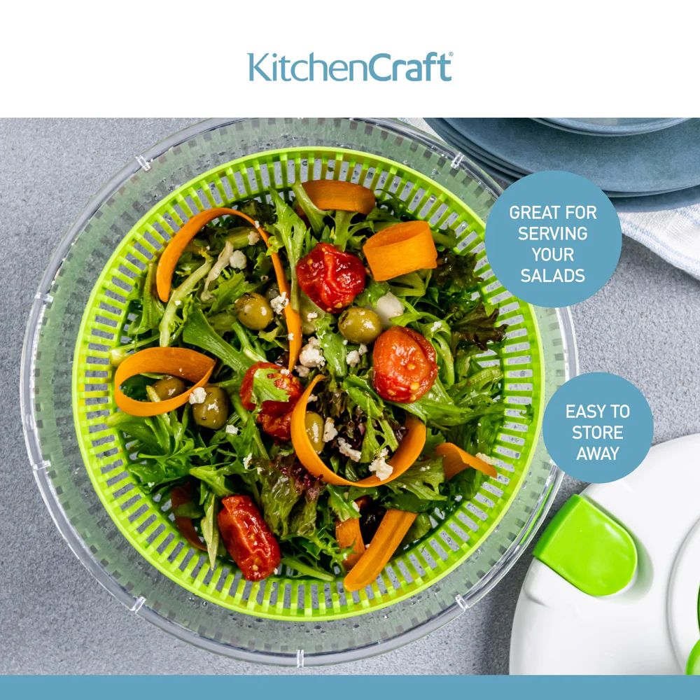 Сушилка для салата KitchenCraft Salad Spinner KCSALSPIN