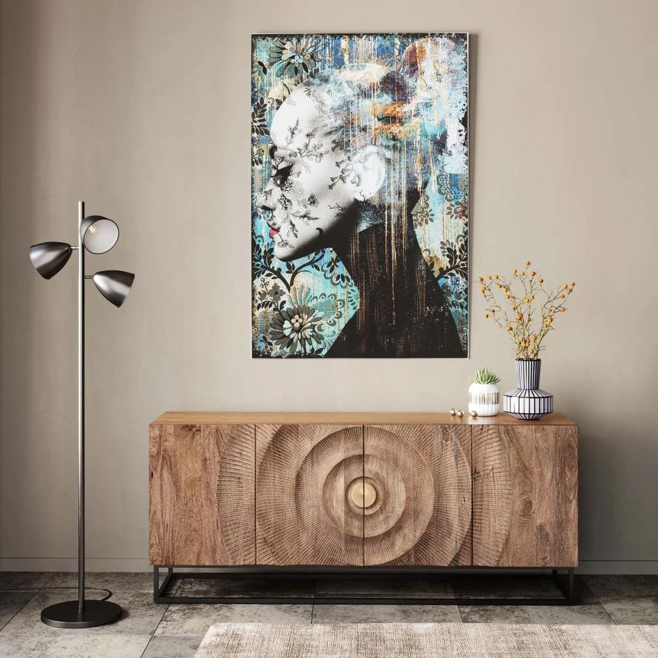 Картина KARE Glasbild Lady Flower 53812